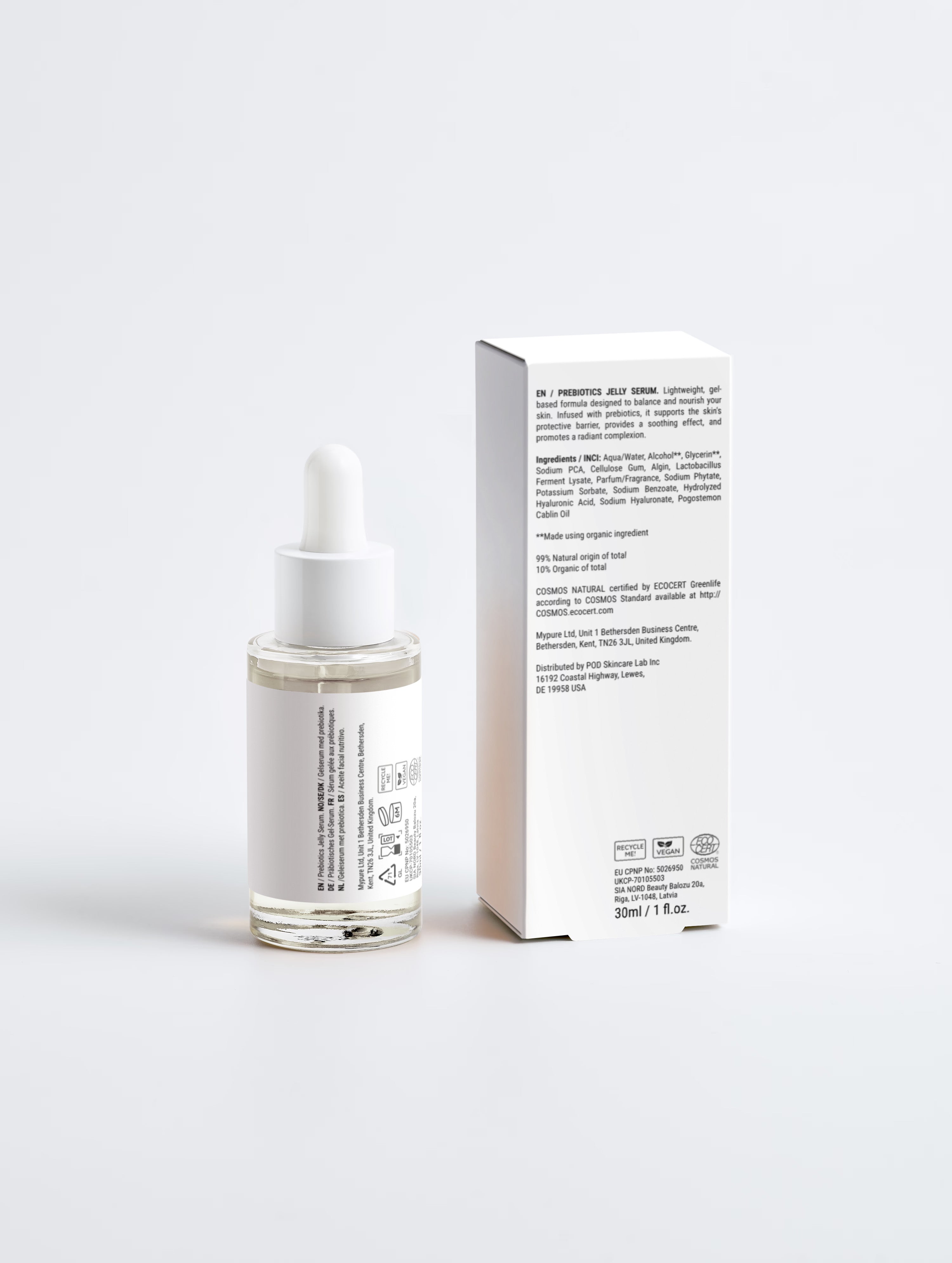 Sérum Gélifié Prébiotiques — Équilibre Microbiome 30 ml