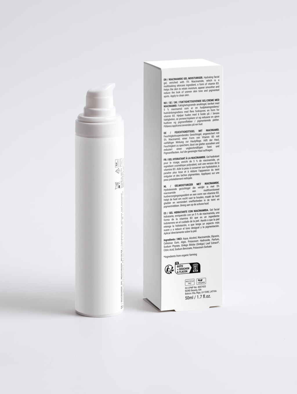 Gel Hydratant Niacinamide 5% — Pores & Teint Unifié 50 ml