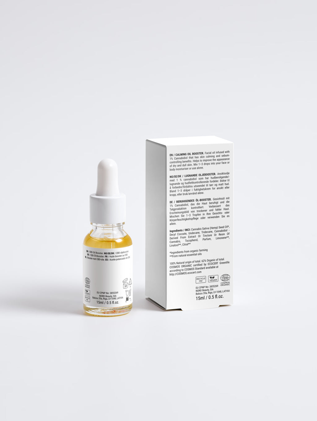 Huile Visage CBD Apaisante Bio — Éclat & Équilibre 15 ml